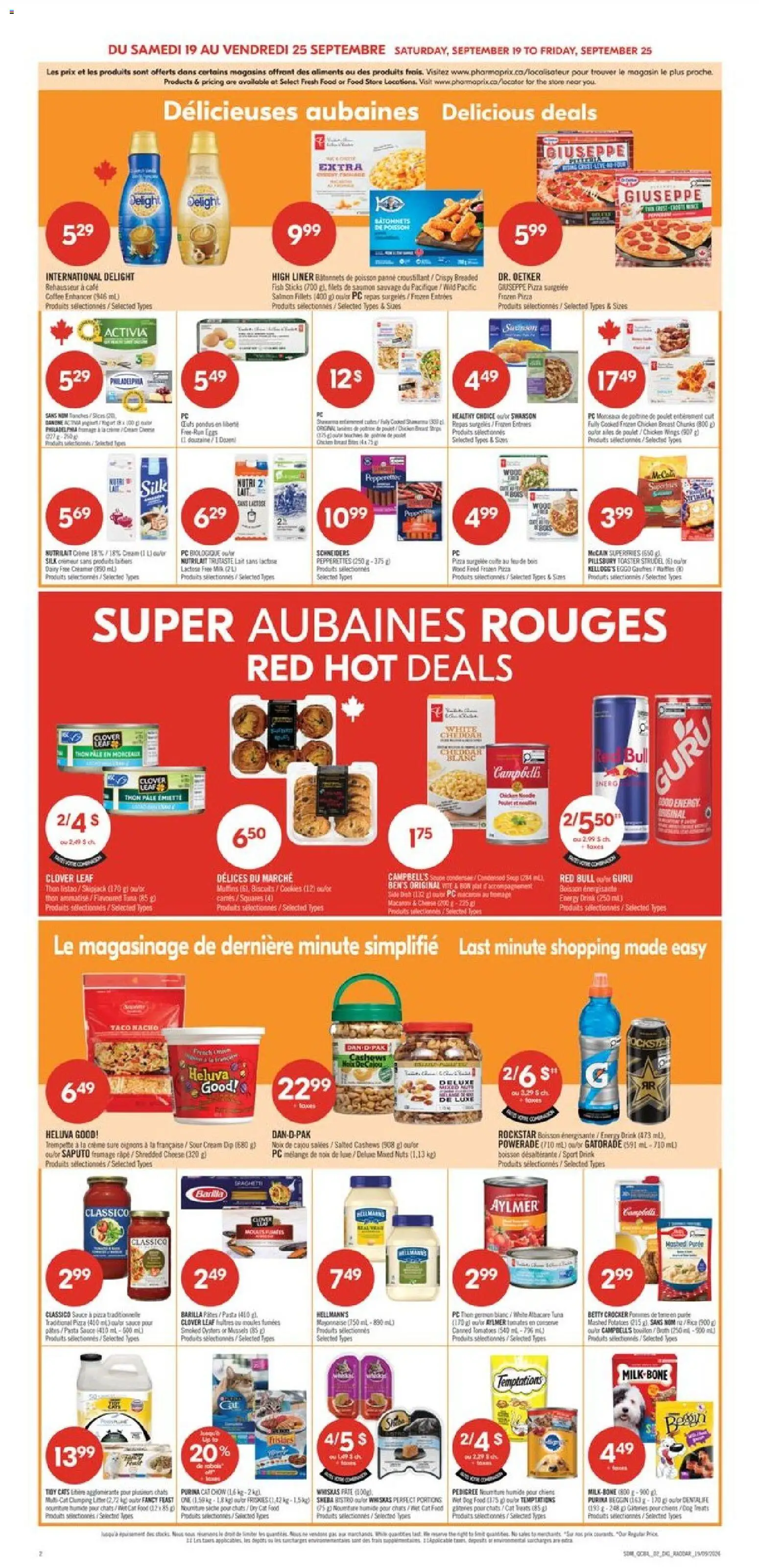 Pharmaprix flyer valid from Sep 19, 2026 | Page: 7 | Products: Rice, PC, Toaster, Tomatoes
