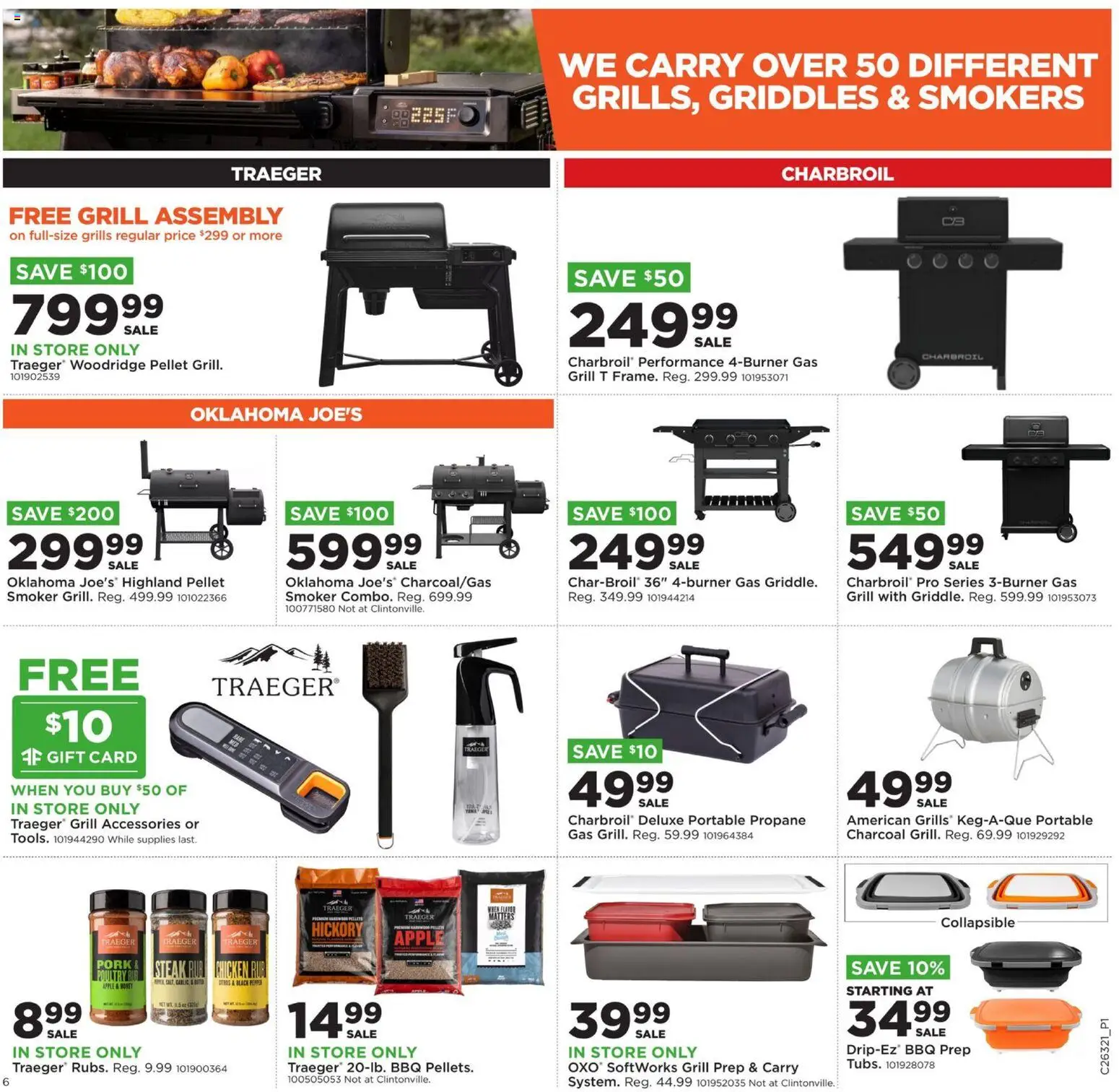 Mills Fleet Farm Weekly Ad - valid from 08/03/2026 | Page: 7 | Products: Pork, Poultry, Grill