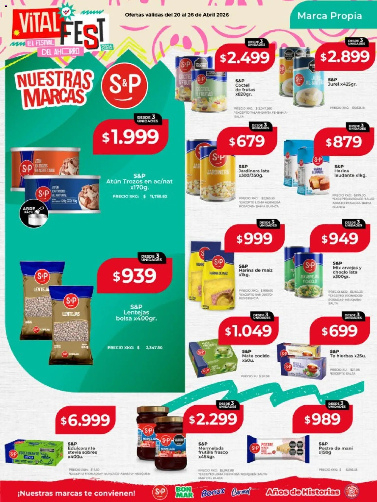Vital - Ofertas │ válido desde el 20.04.2026 | Página: 20 | Productos: Frutilla, Mani, Frasco, Mate cocido