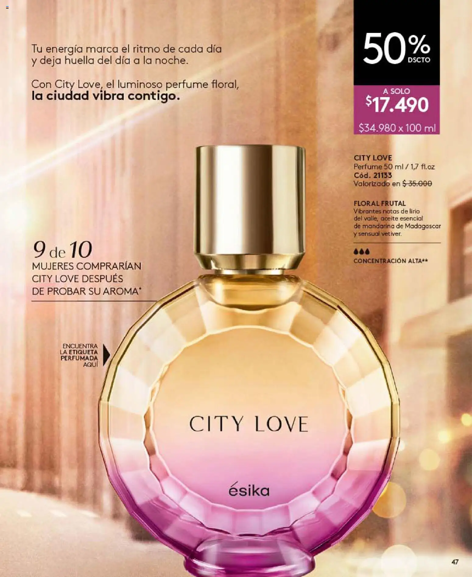 Catálogo Ésika Campaña 10 │ válido desde el 01.06.2026 | Página: 47 | Productos: Perfume, Aceite