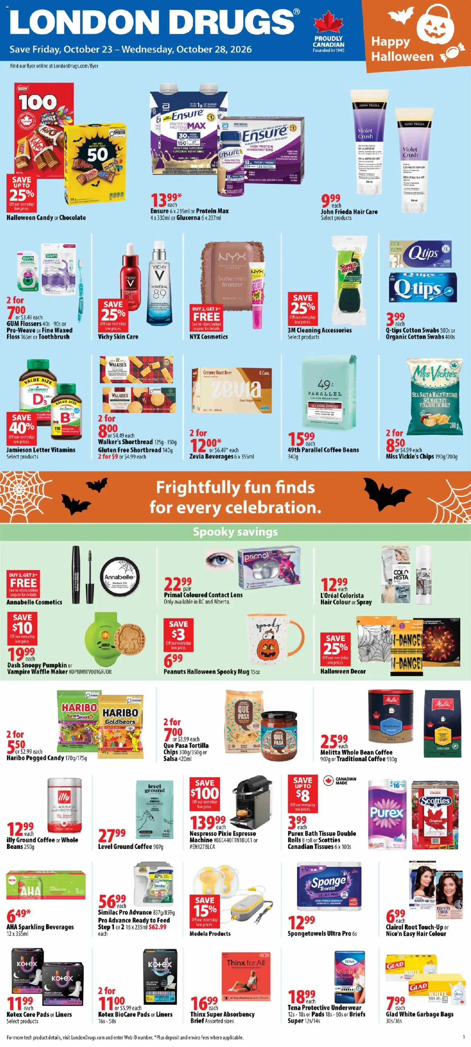 London Drugs flyer valid from Oct 23, 2026 | Page: 1