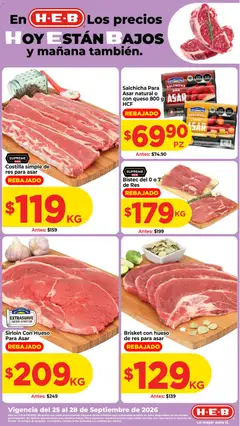 Vista previa de H-E-B folleto, nuevo folleto de la tienda, válido en México a partir del 25/09/2026
