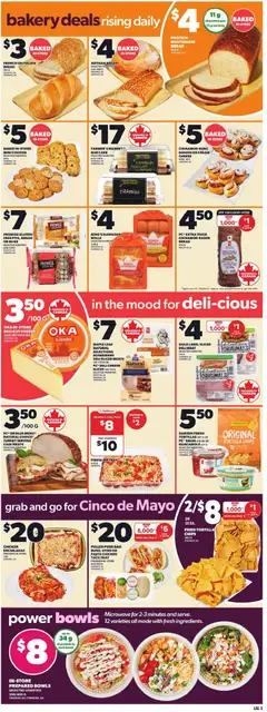 Preview of Loblaws weekly flyer / circulaire from shop Loblaws valid from 30.04.2026 | Page: 7 | Products: Cream, Turkey, Bakery, Pork