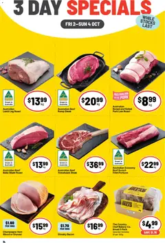 Preview of Ritchies catalogue - valid from 30/09/2026 | Page: 14 | Products: Bacon, Beef, Scotch, Rump steak
