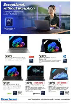 Preview of Harvey Norman Computers Shop Hot Offers Digital Catalogue - valid from 09/07/2026 | Page: 18 | Products: Battery, Accessories, Pc, Laptop
