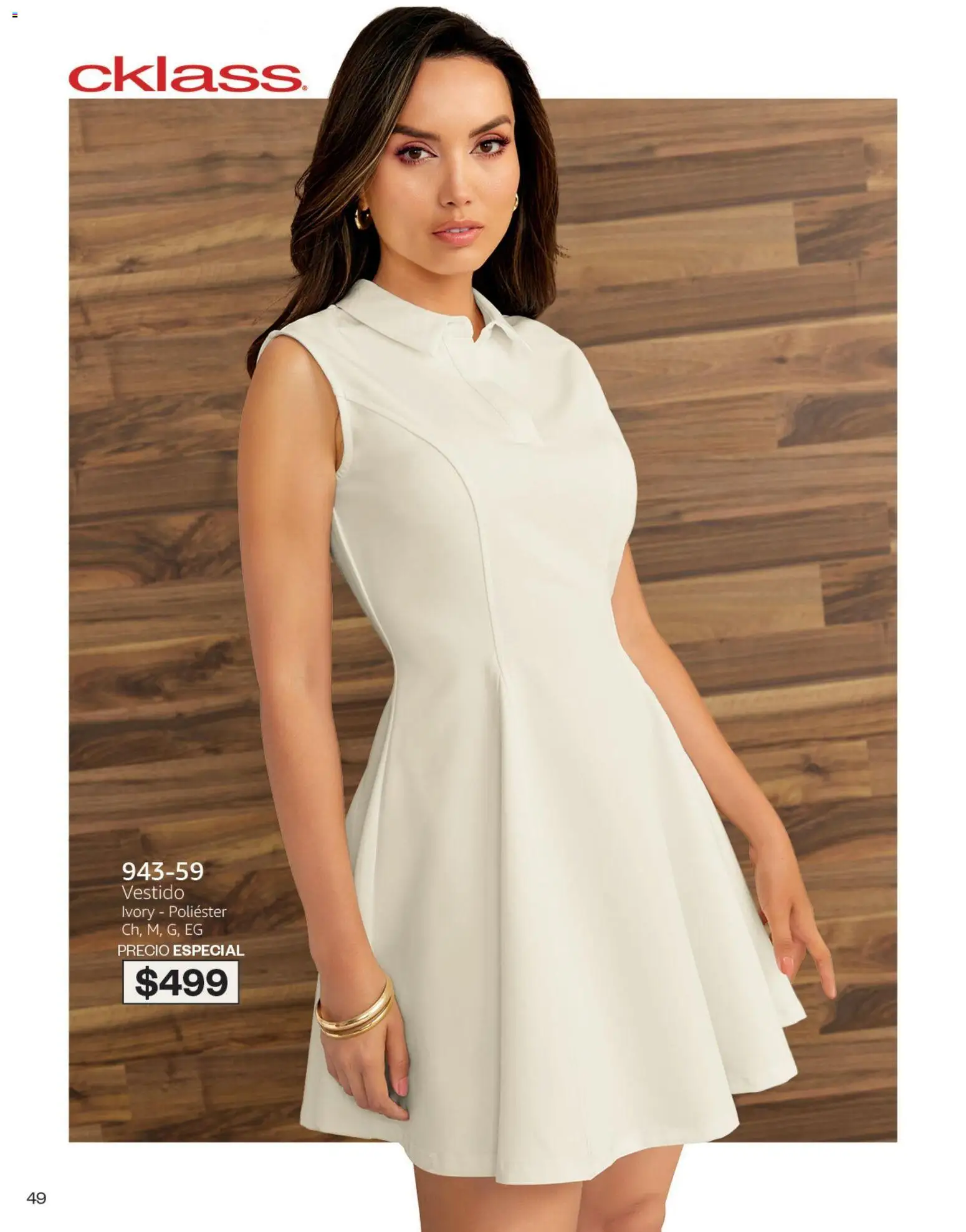 Nuevas ofertas de Cklass válidas en toda la República Mexicana desde el 08/07/2026. ¡Encuentra las mejores ofertas en Cklass catálogo Otoño Invierno! | Página: 52 | Productos: Vestido