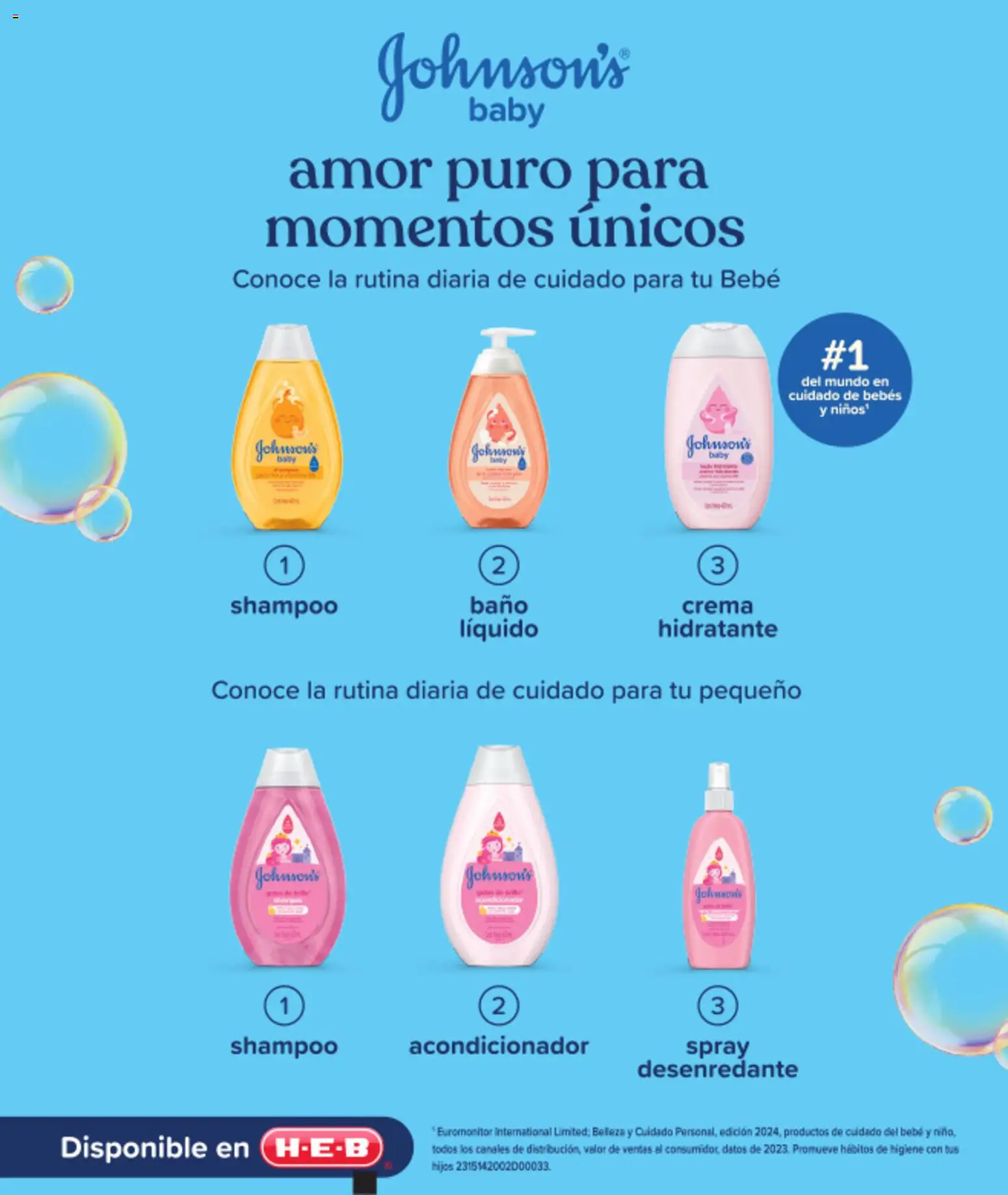 Nuevas ofertas de H-E-B válidas en toda la República Mexicana desde el 01/07/2026. ¡Encuentra las mejores ofertas en H-E-B folleto Celebra! | Página: 59 | Productos: Crema, Baño, Acondicionador