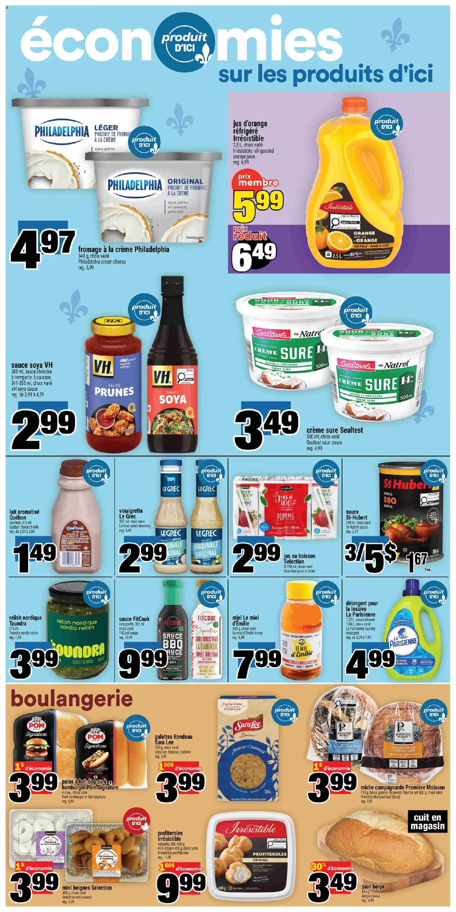 Super C flyer valid from Aug 6, 2026 | Page: 7 | Products: Sour cream, Cream, Hat, Salad