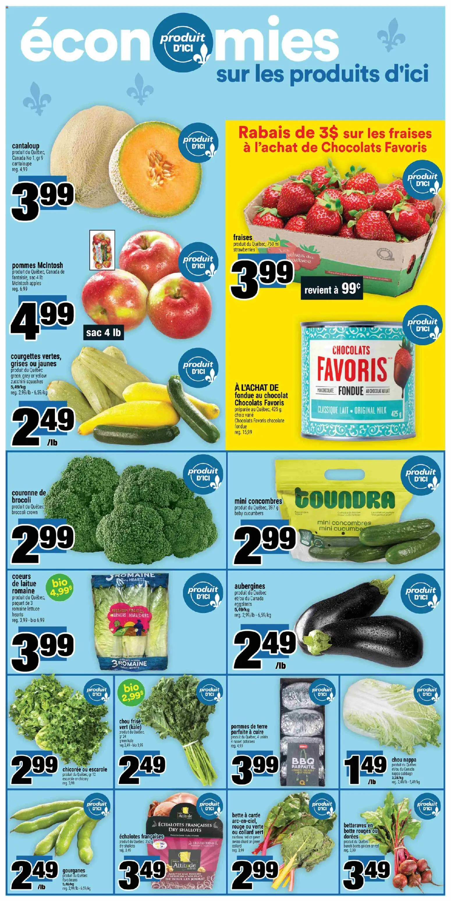 Super C flyer valid from Jul 30, 2026 | Page: 5 | Products: Cucumbers, Zucchini, Broccoli, Cucumber