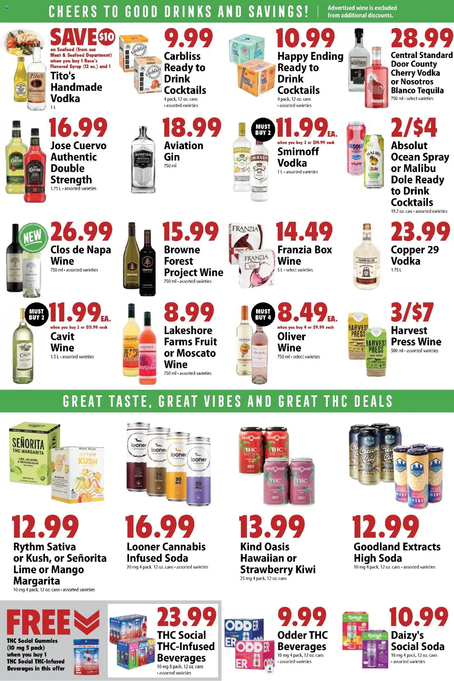 Festival Foods Weekly Ad - valid from 07/22/2026 | Page: 6 | Products: Box, Wine, Vodka, Mango