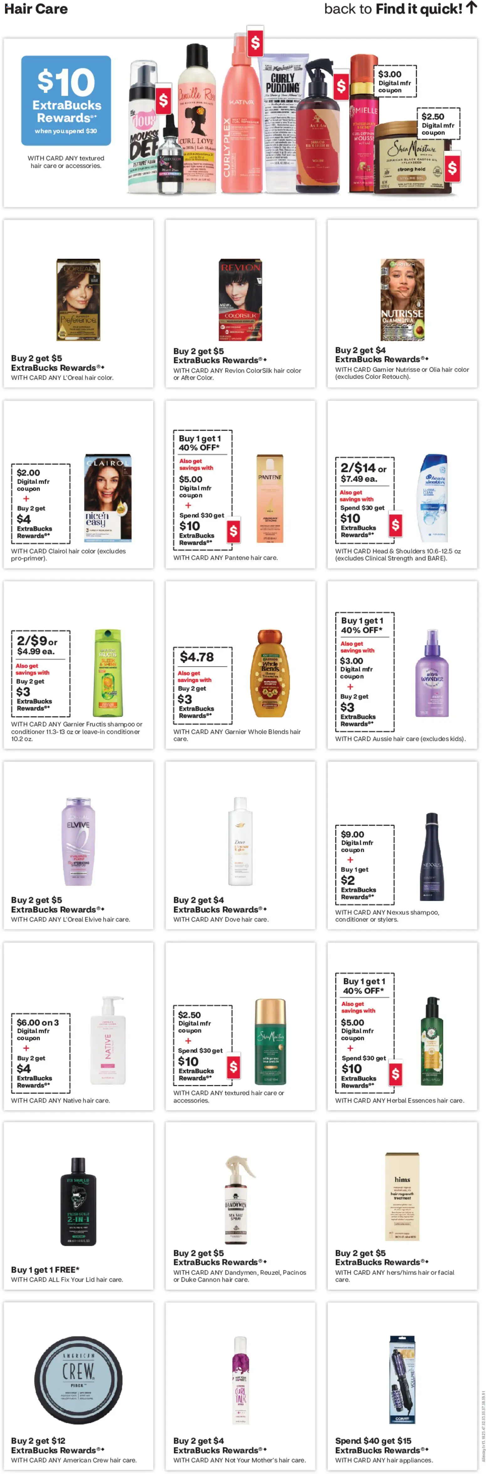 CVS Pharmacy Weekly Ad - ME - valid from 14.06.2026 | Page: 14 | Products: Shampoo, Hair color, Water, Hat