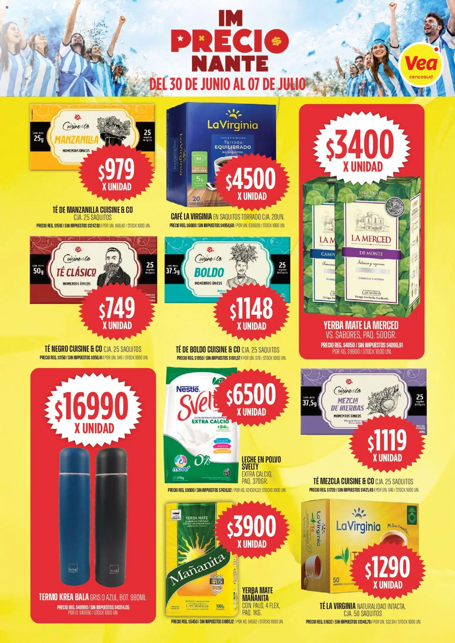 Vea ofertas │ válido desde el 30/06/2026 | Página: 4 | Productos: Termo, Yerba, Leche, Café