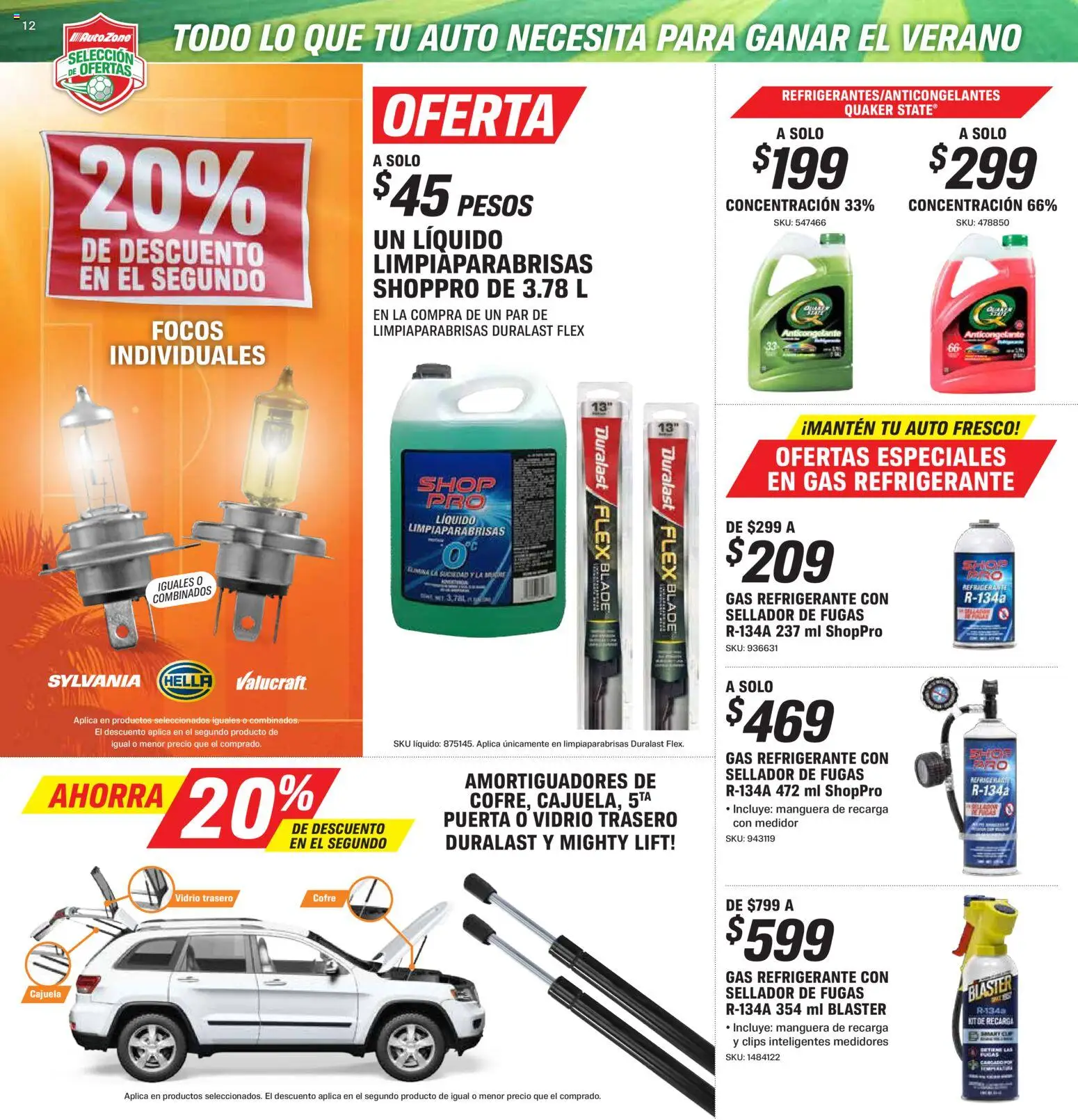 Nuevas ofertas de AutoZone válidas en toda la República Mexicana desde el 28/06/2026. ¡Encuentra las mejores ofertas en AutoZone catálogo! | Página: 12 | Productos: Manguera