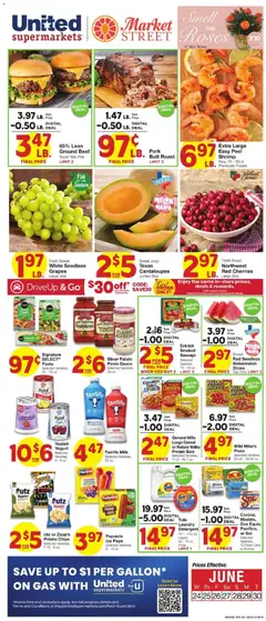 Preview of United Supermarkets weekly ads valid from 06/24/2026