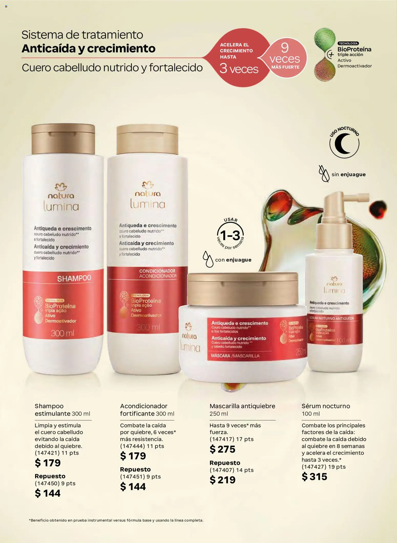 Nuevas ofertas de Natura válidas en toda la República Mexicana desde el 02/10/2026. ¡Encuentra las mejores ofertas en Natura campaña  15 2026! | Página: 144 | Productos: Serum, Máscara, Shampoo, Acondicionador
