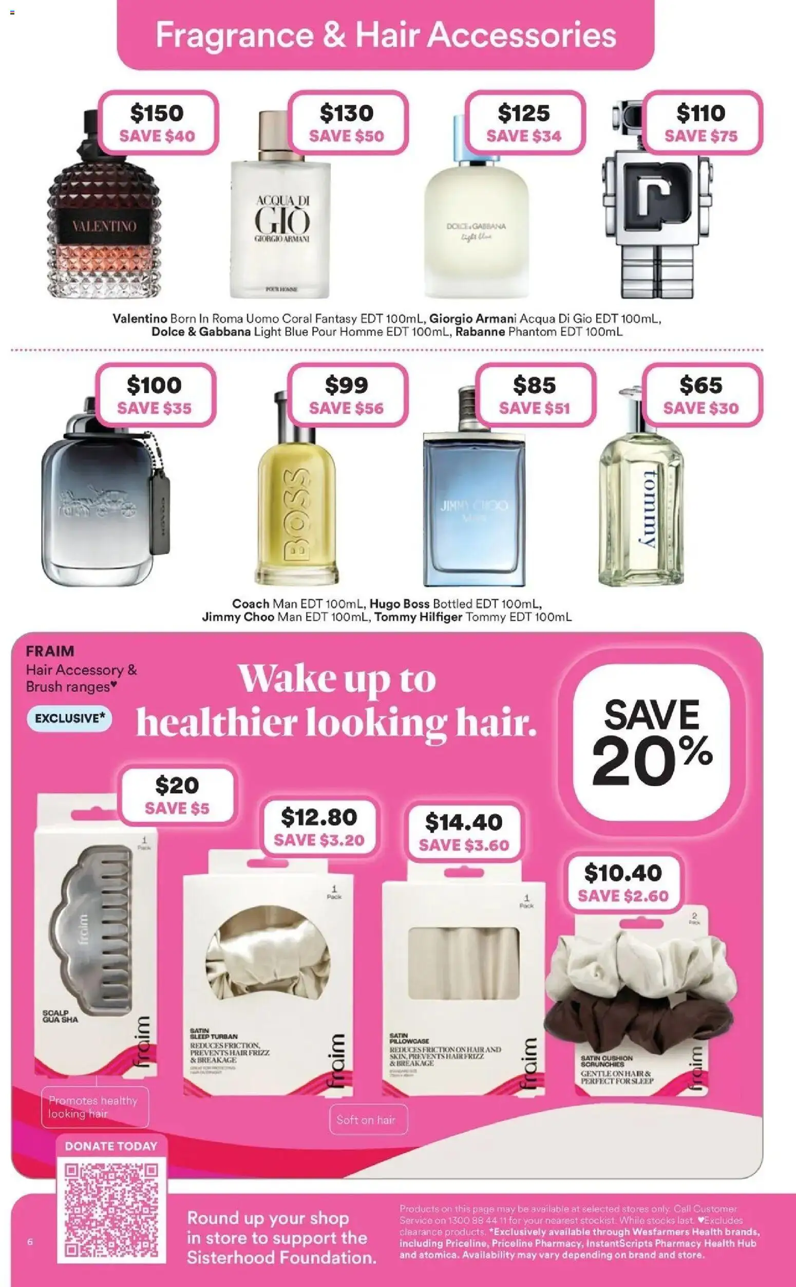 Priceline Pharmacy catalogue - valid from 23.04.2026 | Page: 6 | Products: Fragrance, Light, Scrunchies, Accessories