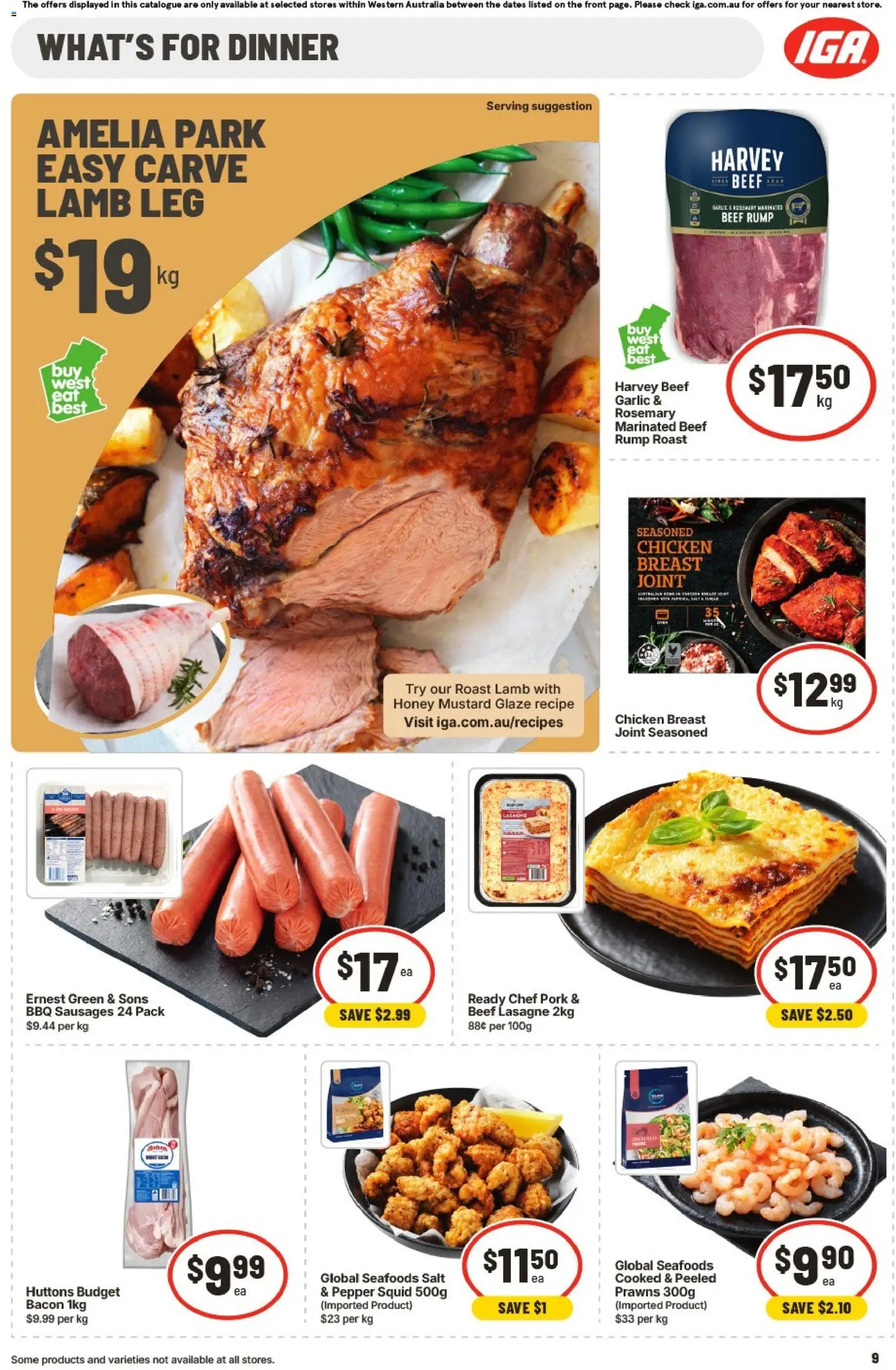 IGA catalogue - valid from 20.05.2026 | Page: 12 | Products: Bacon, Honey, Prawns, Garlic
