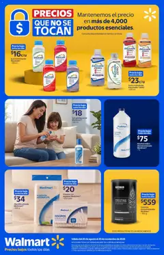 Vista previa de Walmart folleto, nuevo folleto de la tienda, válido en México a partir del 20/08/2026 | Página: 11 | Productos: Algodón, Gel antibacterial, Despensa, Teléfono