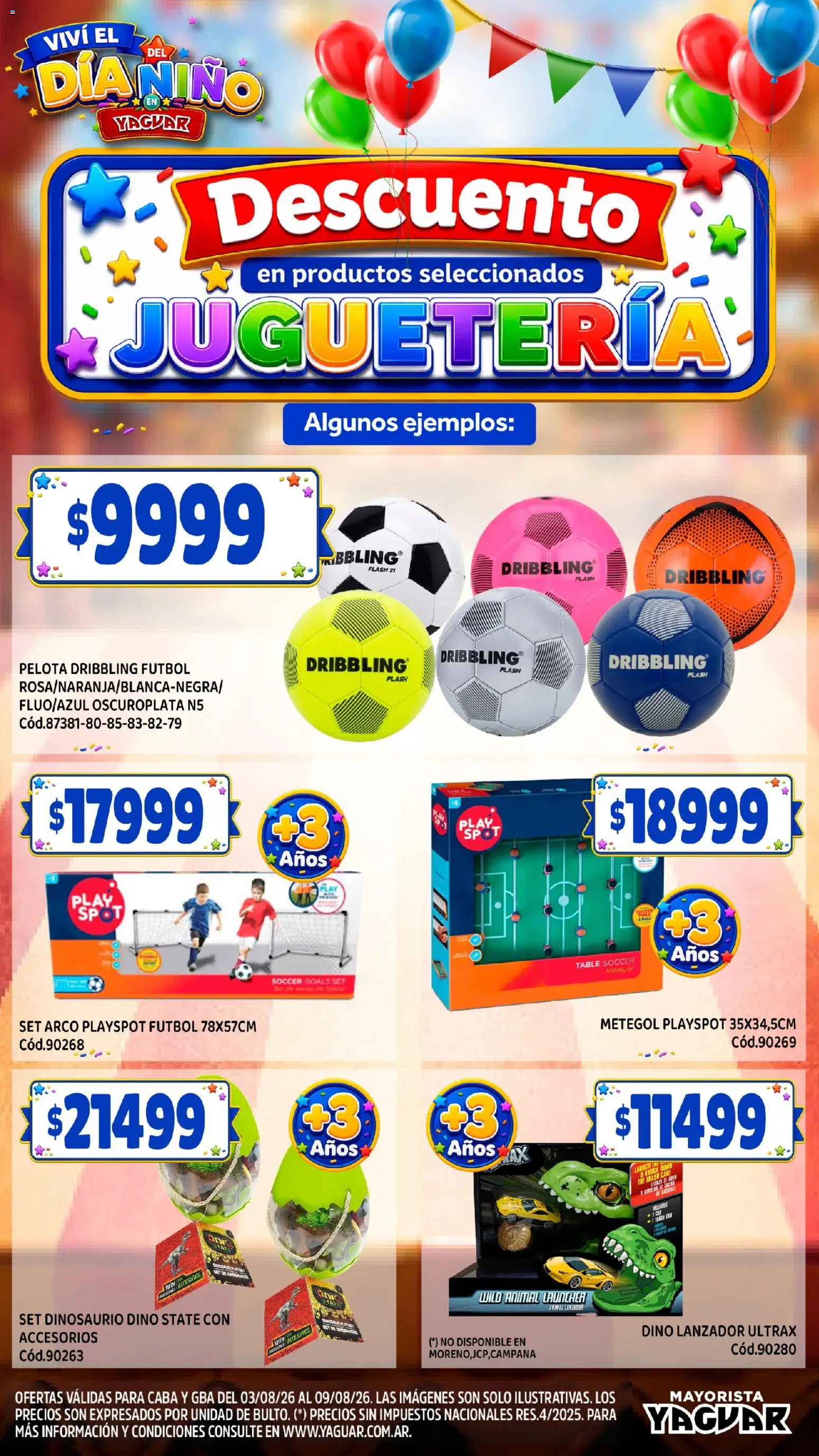 Yaguar - Oferta semanal Parque Chacabuco │ válido desde el 03/08/2026 | Página: 5 | Productos: Pelota