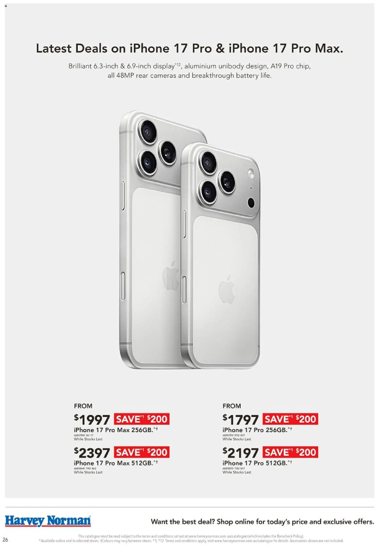 Harvey Norman catalogue - valid from 16/09/2026 | Page: 26 | Products: Battery, Accessories, Iphone