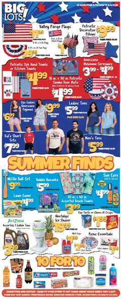 Preview of Big Lots weekly ads valid from 24.05.2026