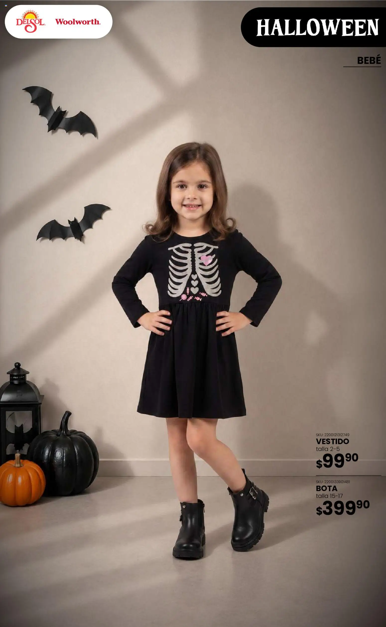 Nuevas ofertas de Del Sol y Woolworth válidas en toda la República Mexicana desde el 22/10/2026. ¡Encuentra las mejores ofertas en Del Sol y Woolworth catálogo Halloween! | Página: 24