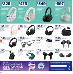Preview of Officeworks catalogue - valid from 28.05.2026 | Page: 18 | Products: Battery, Audio, Headphones