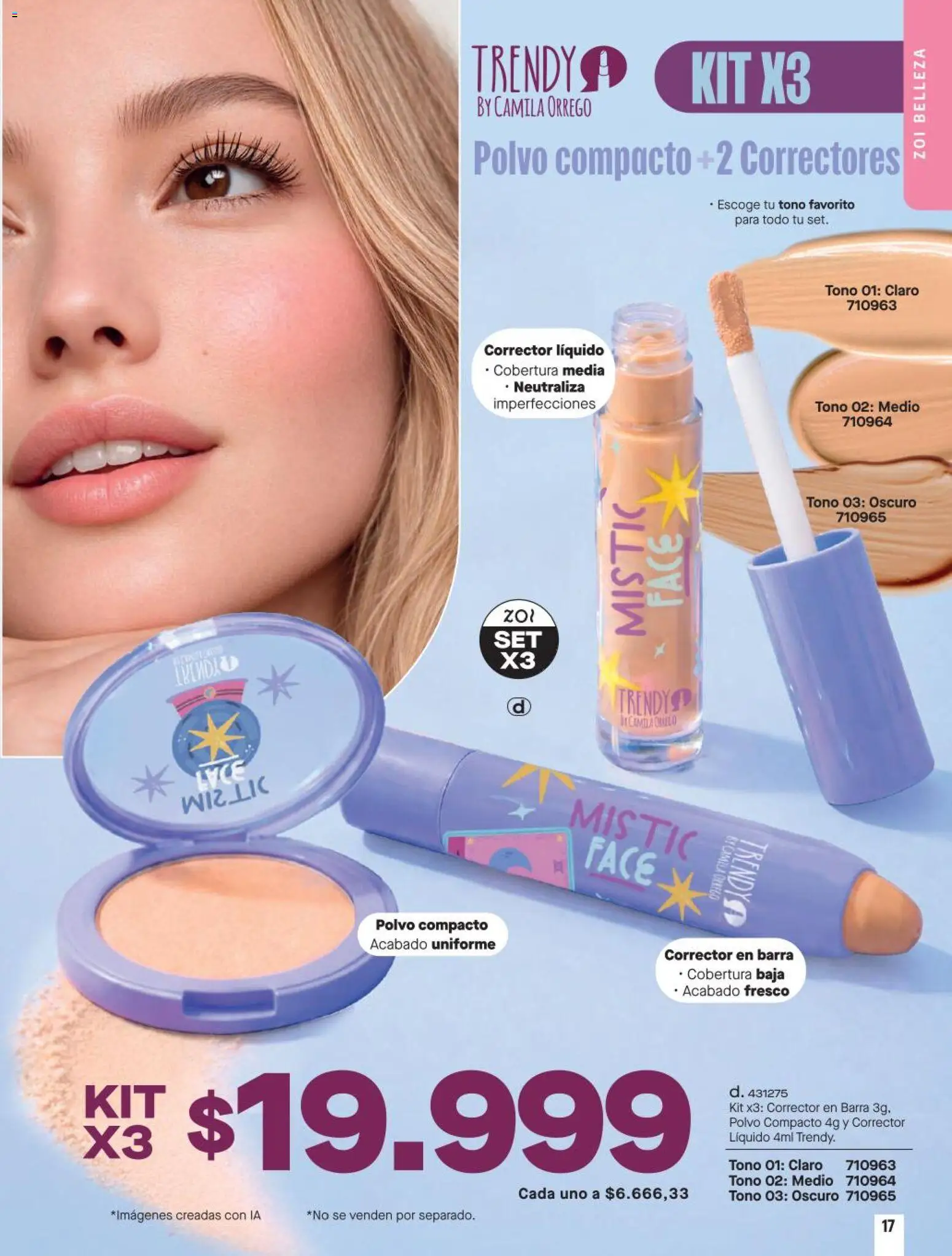Carmel revista - valida desde el 11/08/2026 | Página: 209 | Productos: Polvo compacto, Polvo, Corrector