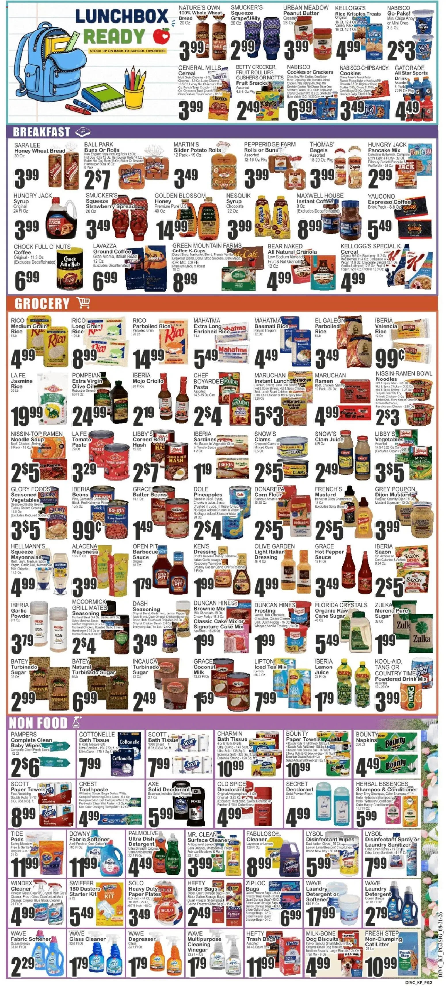 Key Food Weekly Ad - valid from 10/21/2026 | Page: 2 | Products: Cat Litter, Paper plates, Paper towels, Onion