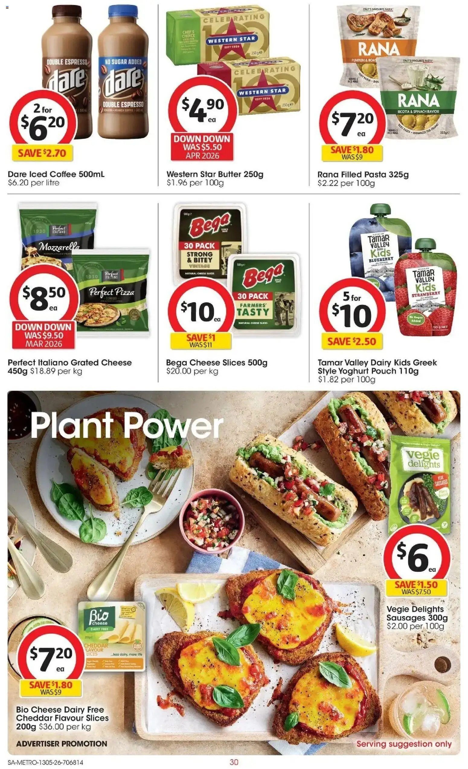 Coles catalogue - valid from 13.05.2026 | Page: 30 | Products: Plant, Butter, Yoghurt, Pasta
