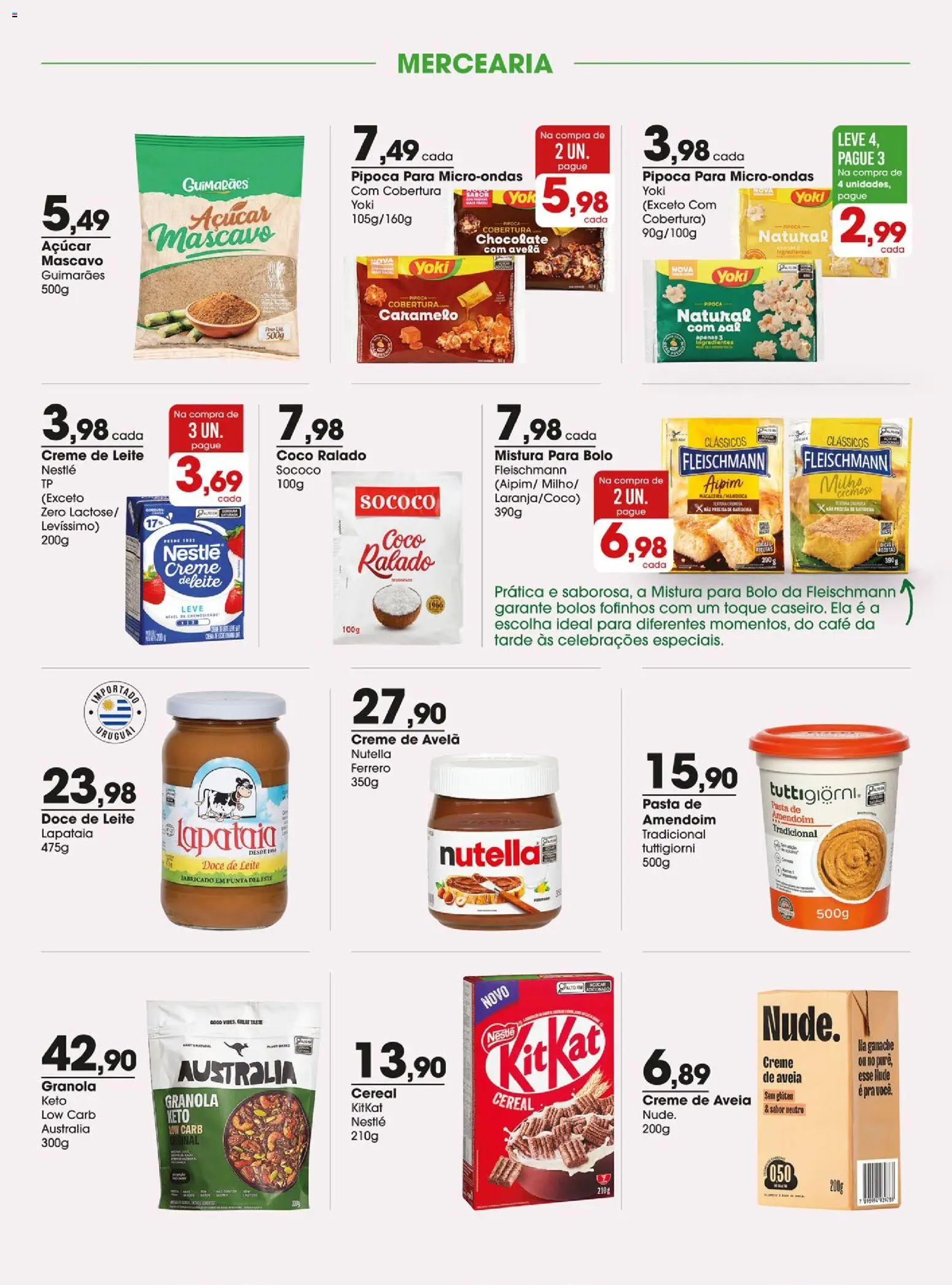 Zaffari Folheto - válido de 11.06.2026 | Página: 5 | Produtos: Coco, Leite, Granola, Aveia