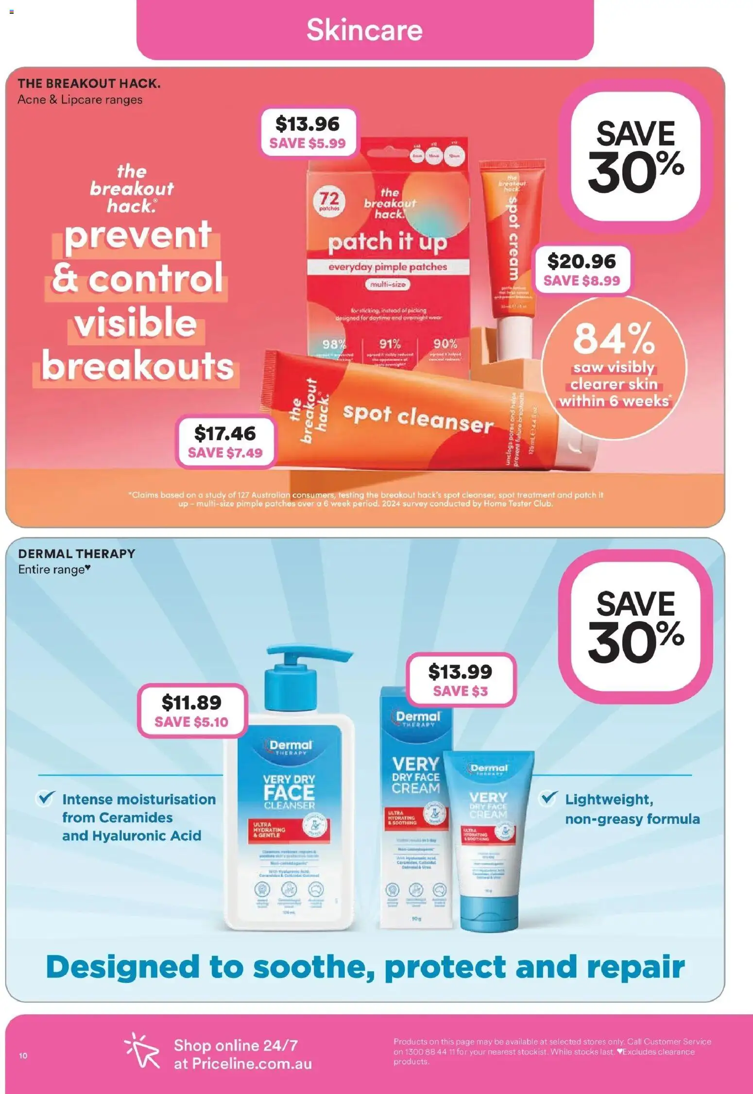 Priceline Pharmacy catalogue - valid from 05.03.2026 | Page: 10 | Products: Saw, Cream, Acne, Treatment