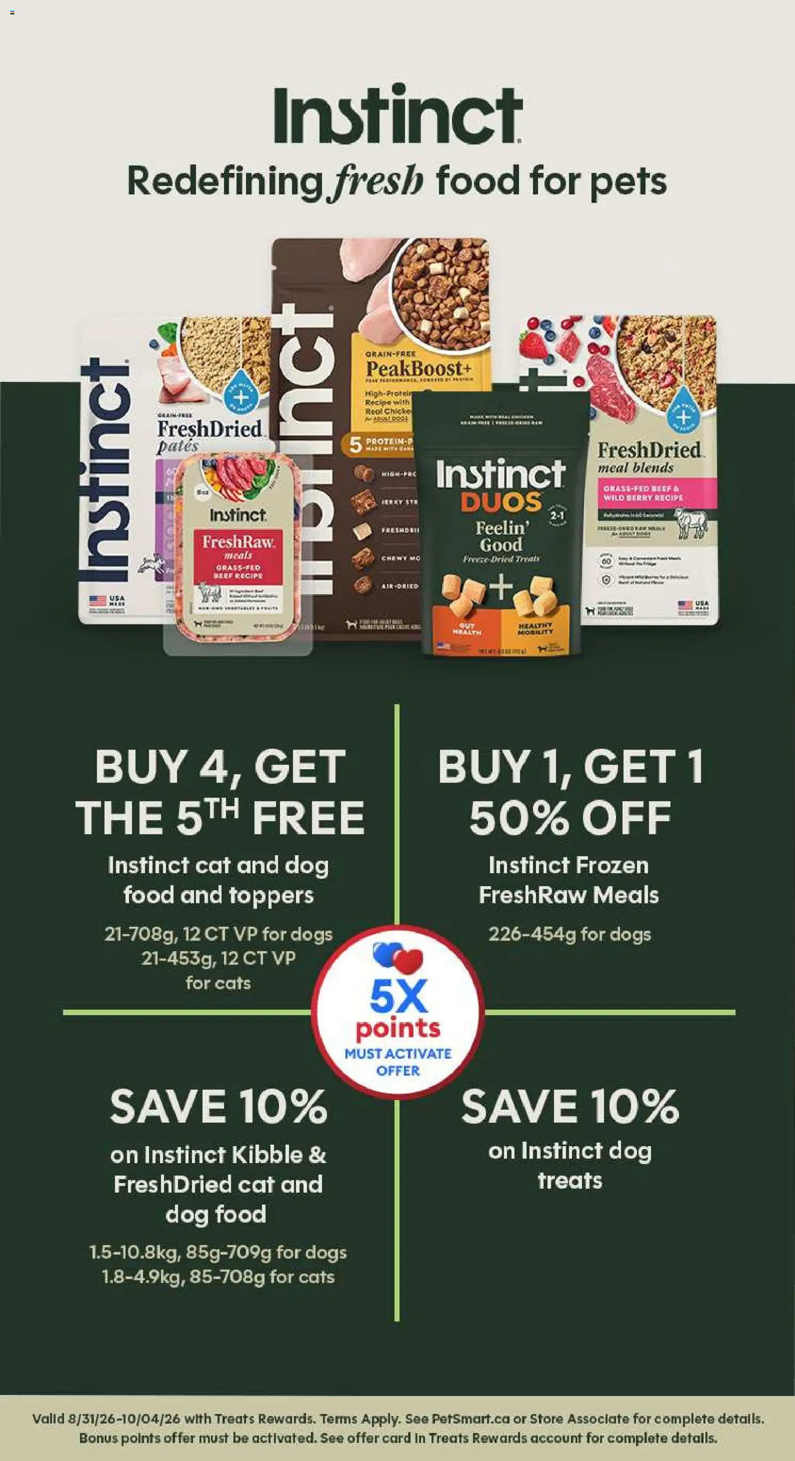 Petsmart flyer valid from Aug 31, 2026 | Page: 7 | Products: Beef, Dog food, Food