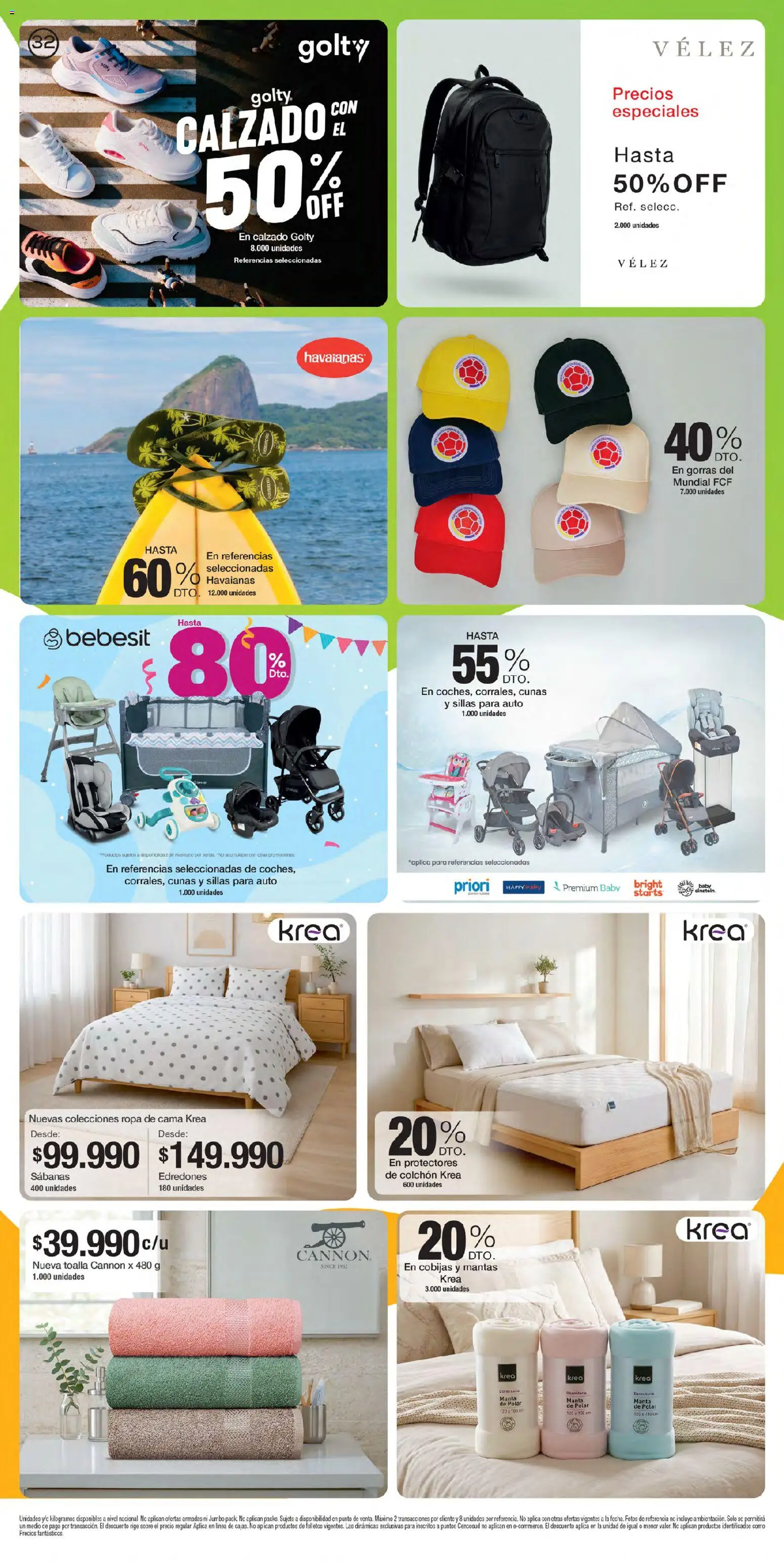 Jumbo revista - valida desde el 24/09/2026 | Página: 32 | Productos: Sabanas, Colchón, Toalla, Ropa