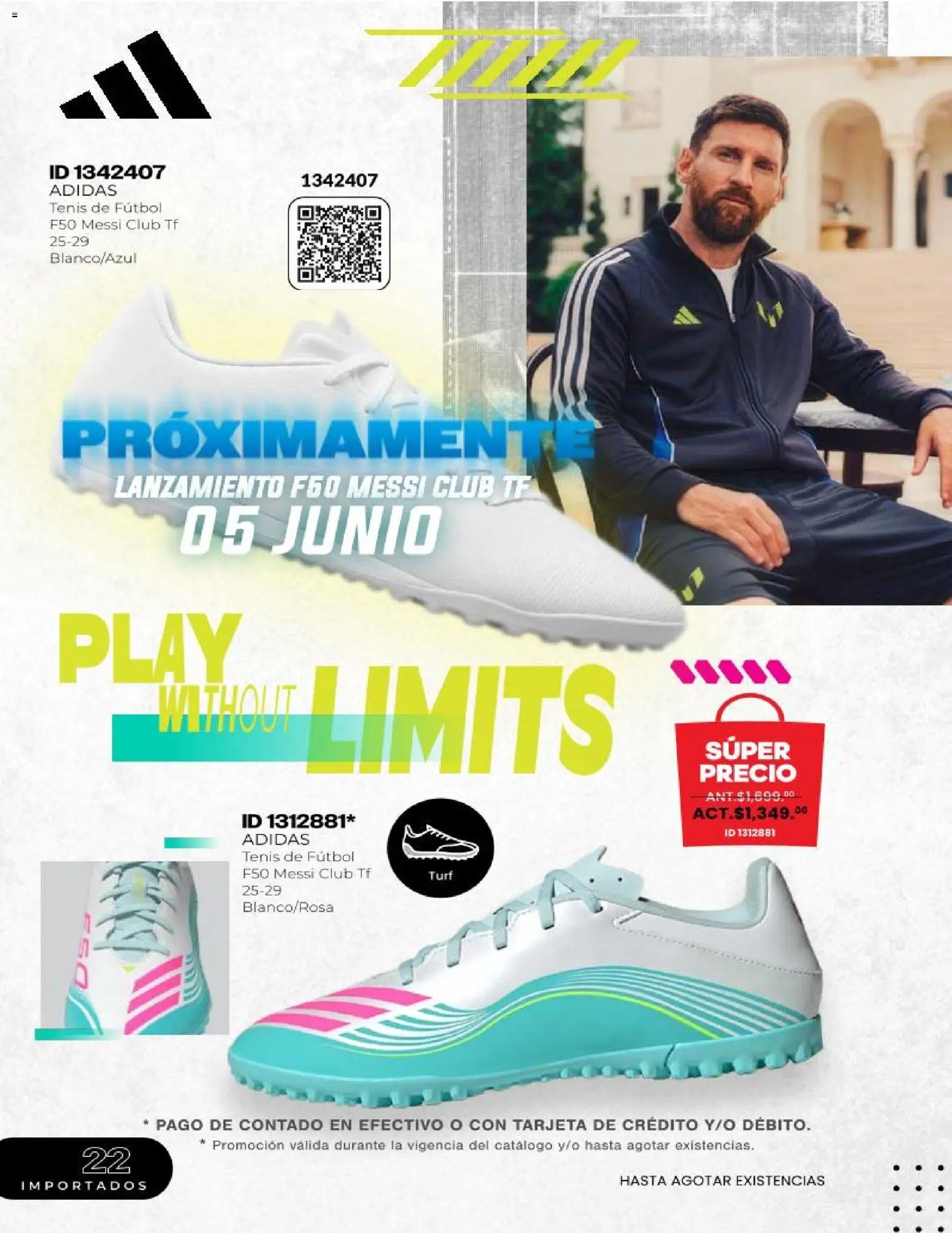 Nuevas ofertas de Price Shoes válidas en toda la República Mexicana desde el 04.06.2026. ¡Encuentra las mejores ofertas en Price Shoes catálogo Fútbol 2026! | Página: 22 | Productos: Tenis