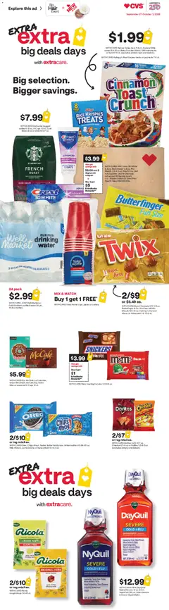 Preview of CVS Pharmacy weekly ads valid from 09/27/2026