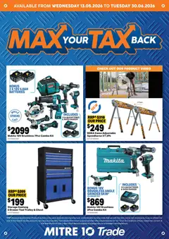Preview of Mitre 10 Max Your Tax Back - valid from 13.05.2026
