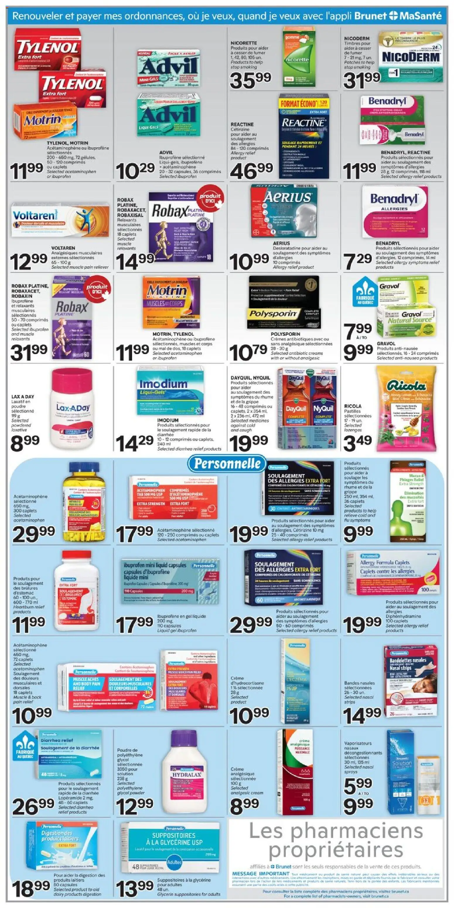 Brunet flyer valid from Jul 23, 2026 | Page: 2 | Products: Cream, Strips, Honey, Capsules