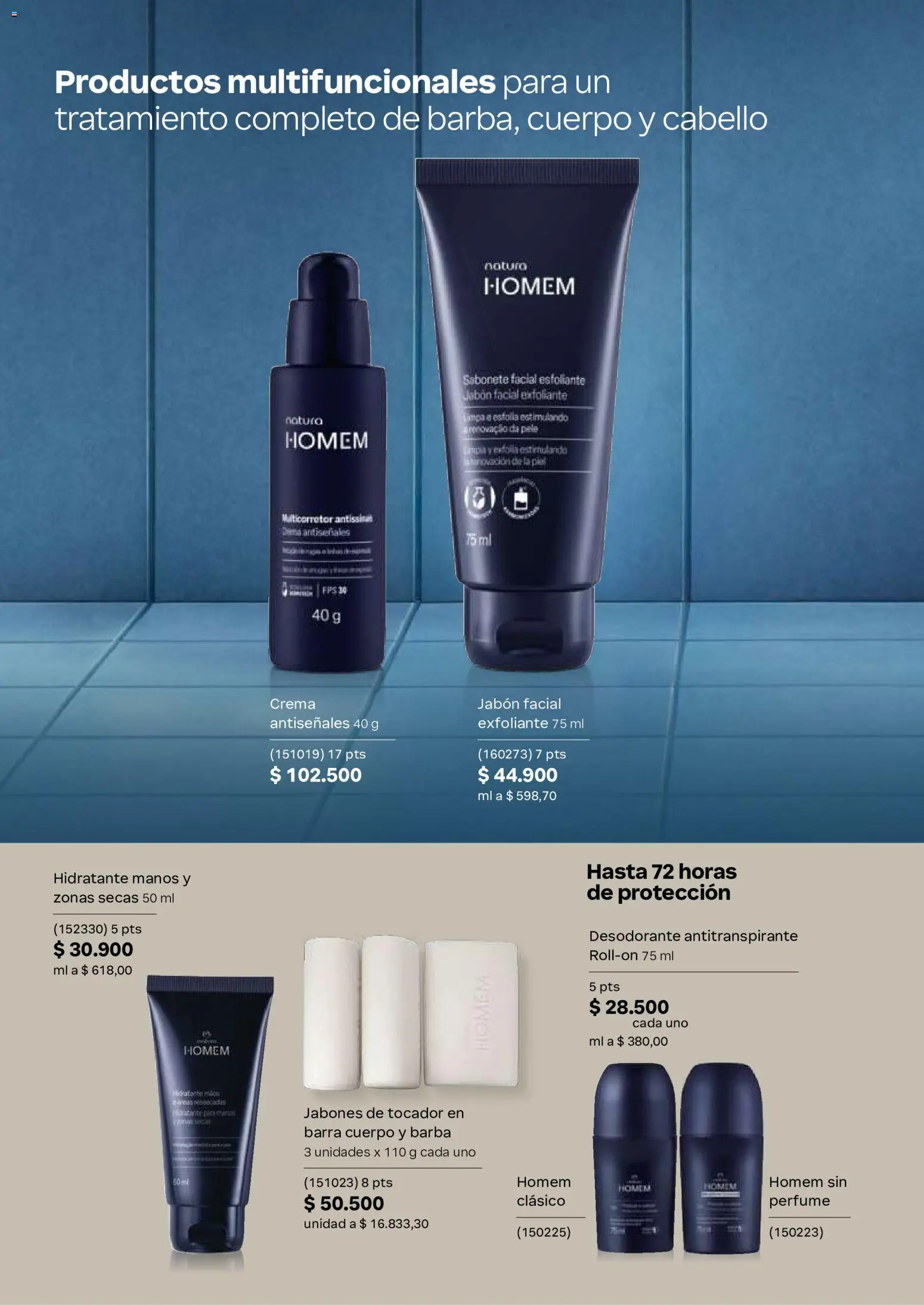 Natura revista - valida desde el 02/09/2026 | Página: 50 | Productos: Crema, Perfume, Desodorante, Antitranspirante