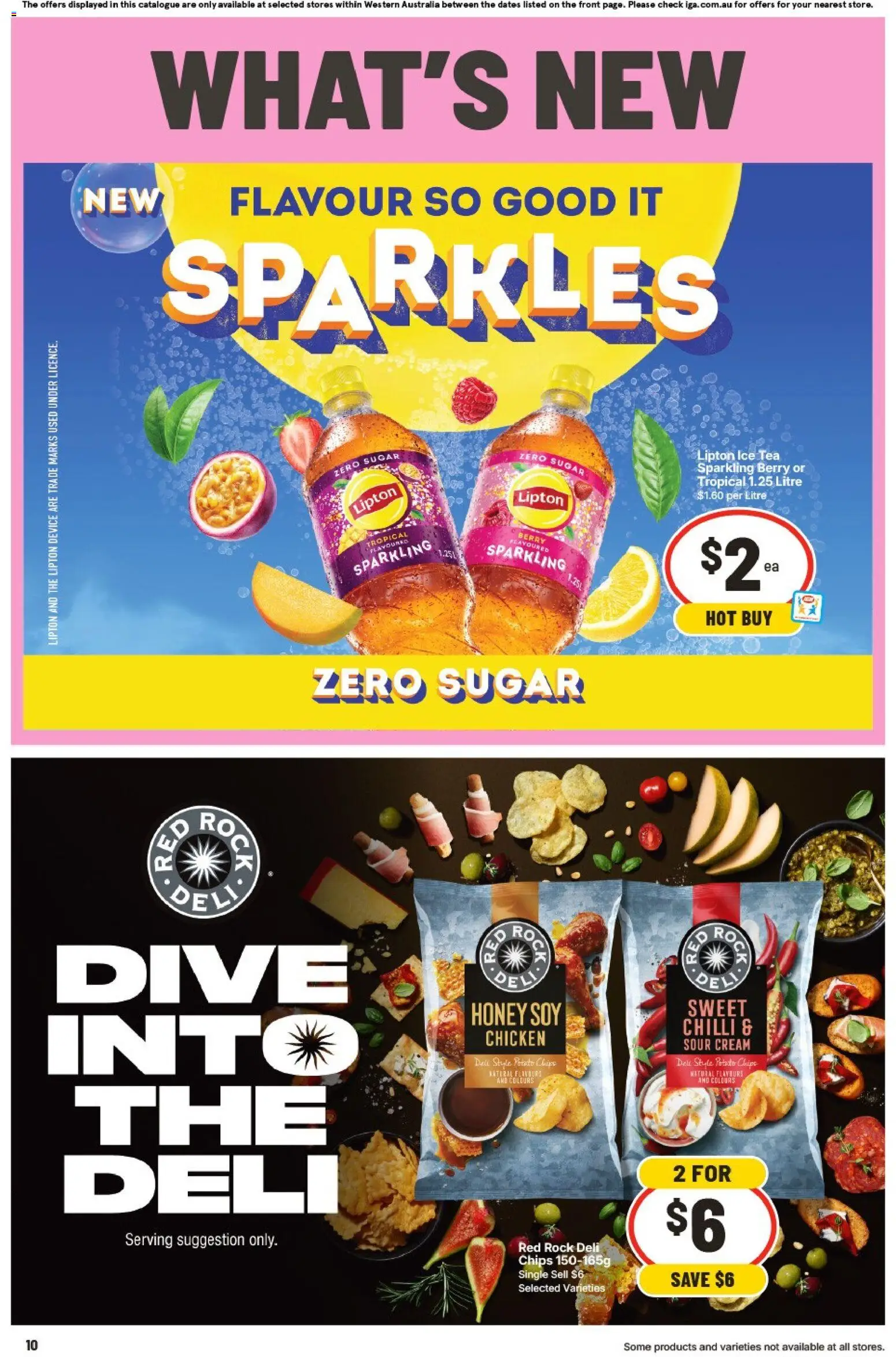IGA catalogue - valid from 12/08/2026 | Page: 10 | Products: Honey, Chips, Cream, Sugar