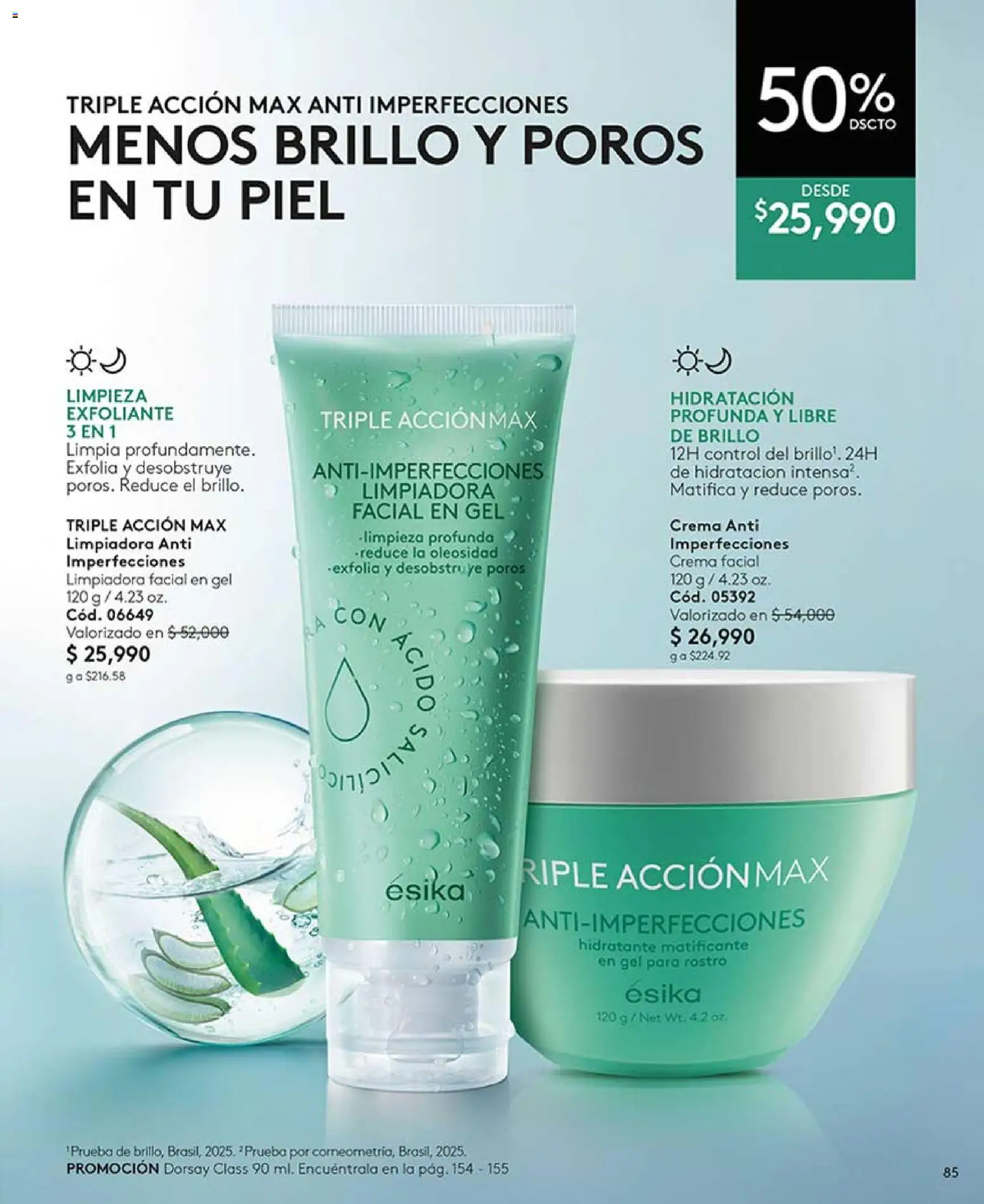 Ésika revista - valida desde el 13.03.2026 | Página: 85 | Productos: Crema, Brillo