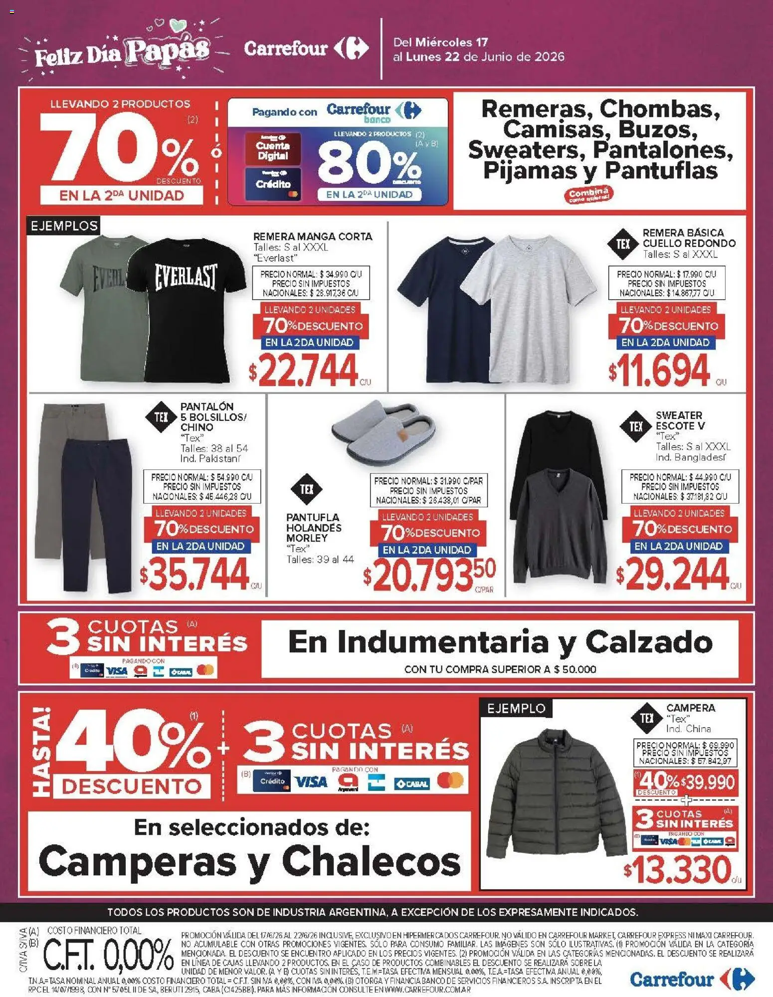 Carrefour ofertas │ válido desde el 17.06.2026 | Página: 8 | Productos: Manga, Remera, Sweater, Sobre