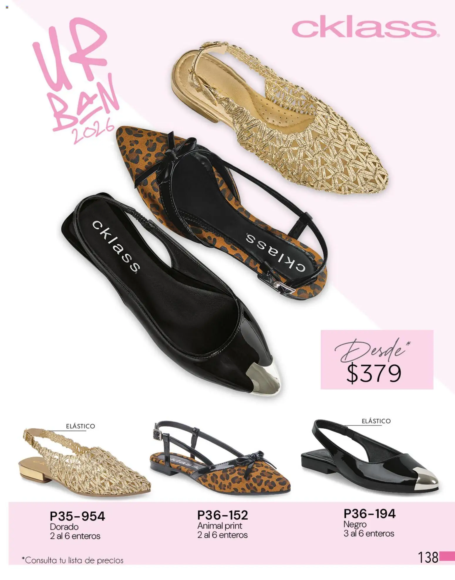 Nuevas ofertas de Cklass válidas en toda la República Mexicana desde el 05.03.2026. ¡Encuentra las mejores ofertas en Cklass catálogo Complemento Verano Ropa! | Página: 376