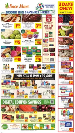 Preview of Save Mart weekly ads valid from 10.06.2026