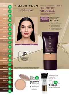 Eudora - Revista 8/2026 - Pré-Visualização do folheto da loja Eudora, válido de 13.05.2026 | Página: 70 | Produtos: Maquiagem, Pó, Espelho, Primer