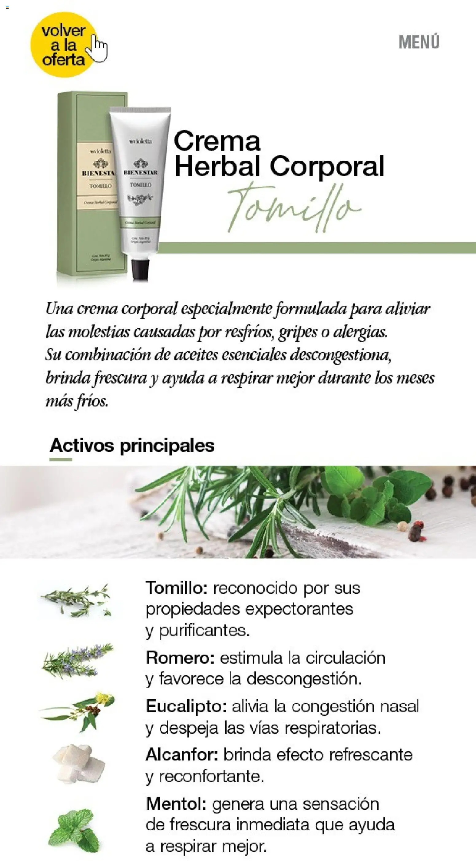 Violetta - Violetta Cosméticos │ válido desde el 23.04.2026 | Página: 27 | Productos: Tornillo, Crema