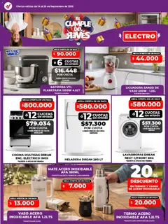 Vista previa Vital - Especial de nonfood válido desde el 14/09/2026 | Página: 2 | Productos: Cocina, Lavarropas, Heladera, Licuadora