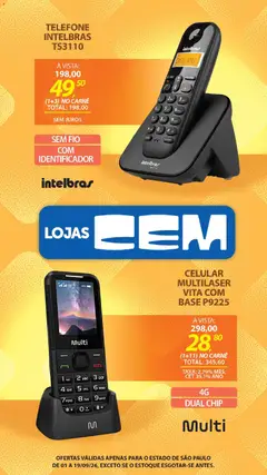 Lojas Cem - Ofertas atuais - Pré-Visualização do folheto da loja Lojas Cem, válido de 01/09/2026 | Página: 85