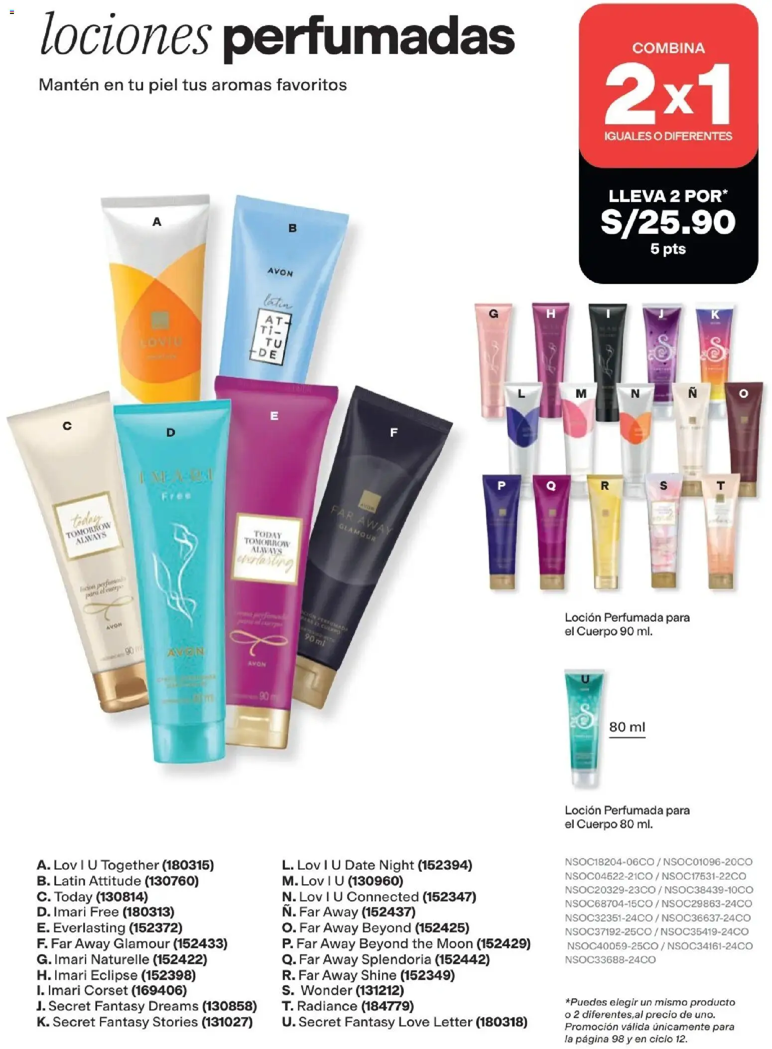 Catálogo Avon válido desde 22/07/2026 | Página: 98