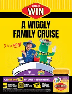 Preview of VEGEMITE B VITAMINS, Kids Vegemite B Vitamins for Vitality. 50% Less Salt, No Artificial Colours, Milder Flavour & Easily Spreadable. 220 g - valid from 01/10/2026 | Page: 4 | Products: Salt, Vegemite, Spread
